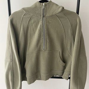 Lululemon Scuba Oversized Half-Zip Hoodie (Rosemary Green)